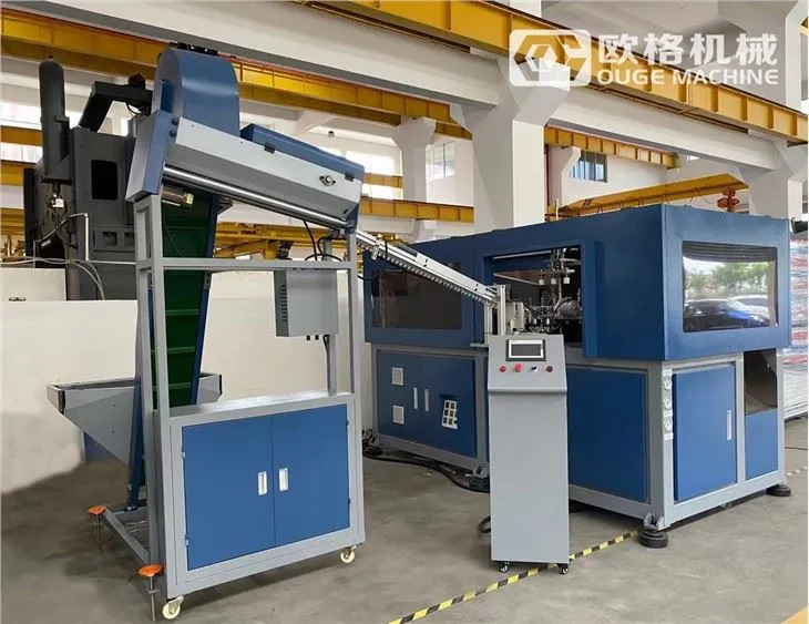 Pullonpuhalluskone toimiville juomalinjoille